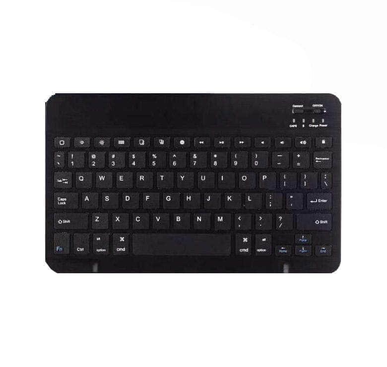 CaseBuddy Casebuddy Black Keyboard iPad 9.7 5/6 Leather Look Split Bluetooth Keyboard Case with Pen Slot