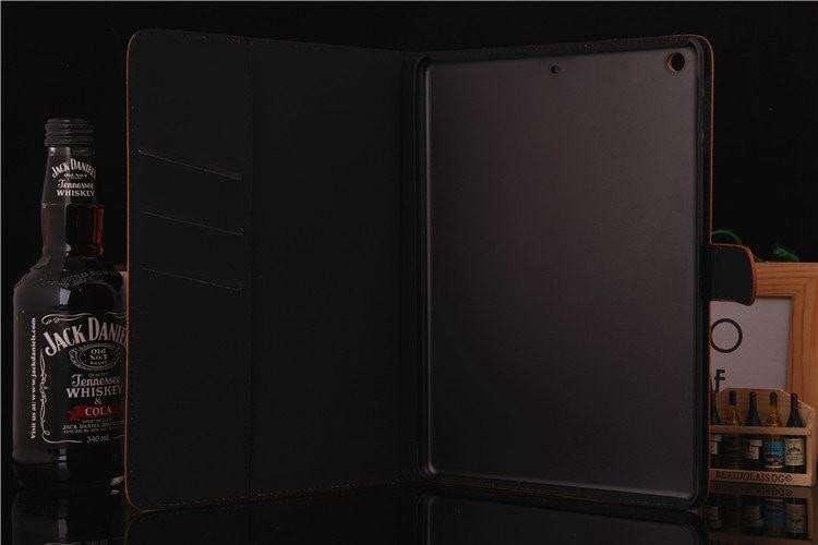 iPad 9.7 Deluxe Vintage Leather Look Folio Case - CaseBuddy