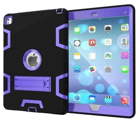 Case Buddy.com.au iPad 9.7 Case & Cover Black Purple iPad 9.7 Titan II Protection Safe Case iPad 9.7 Titan II Protection Safe Case
