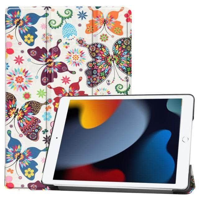 CaseBuddy Australia Casebuddy HD / For 10.2 9th 2021 iPad 9 Leather Tri-fold Smart Cover