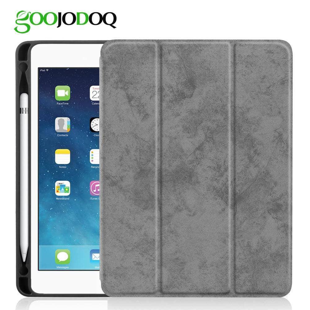 iPad Air 3 10.5 2019 Pencil Holder GOOJODOQ Ultra Slim Lightweight Smart Cover - CaseBuddy