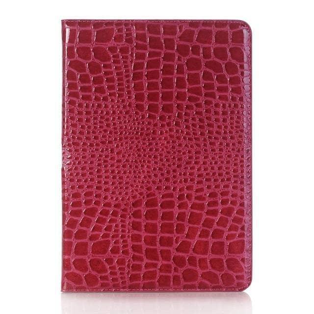 iPad Air 3 10.5 2019 Premium Crocodile Pattern Leather Look Tablet Smart Cover - CaseBuddy