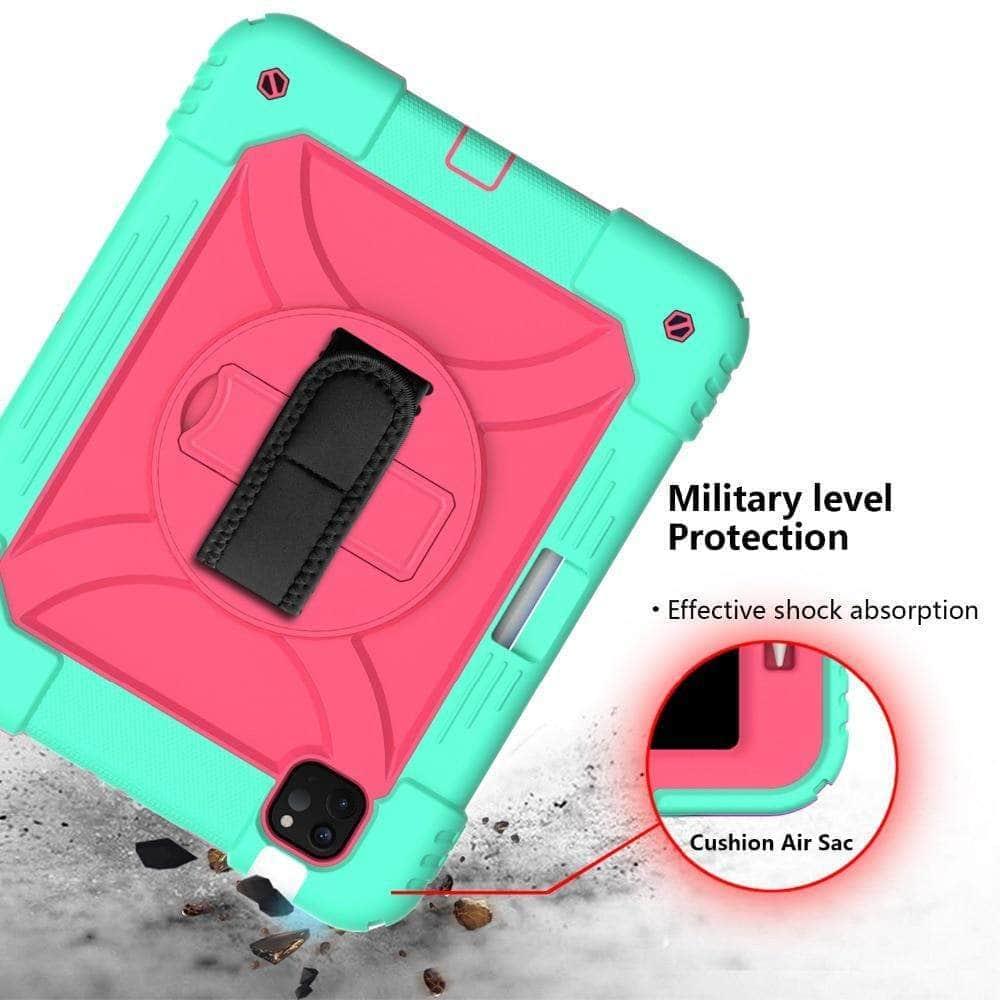 CaseBuddy Australia Casebuddy iPad Air 4 10.9 Case 2020 Hybrid 3 Layers Armor Kids Shockproof Case