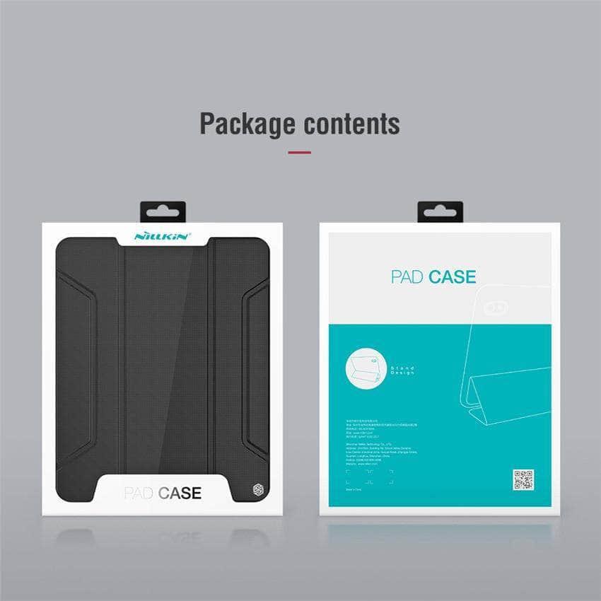 iPad Air 4 NILLKIN Bumper Leather Case Around Coverage Pencil Holder - CaseBuddy