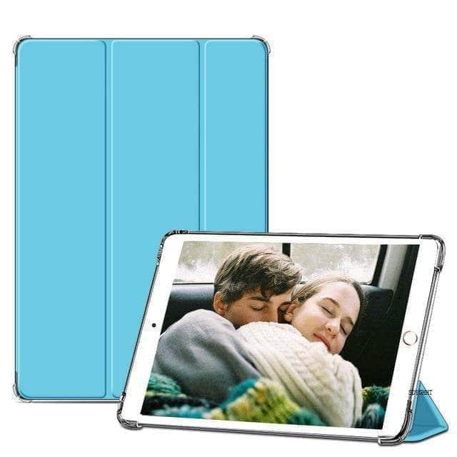CaseBuddy Australia Casebuddy Romantic blue / iPad Air 5 2022 iPad Air 5 2022 Airbag Transparent Back Cover Smart Case