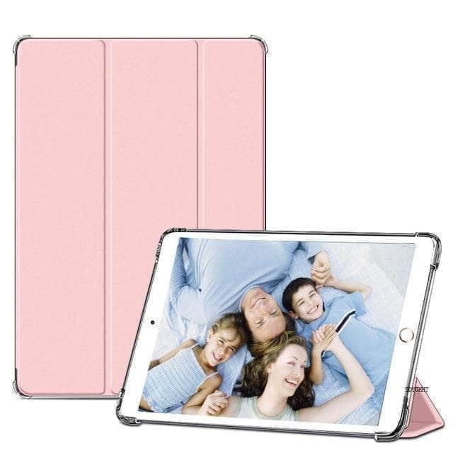 CaseBuddy Australia Casebuddy Pink / iPad Air 5 2022 iPad Air 5 2022 Airbag Transparent Back Cover Smart Case