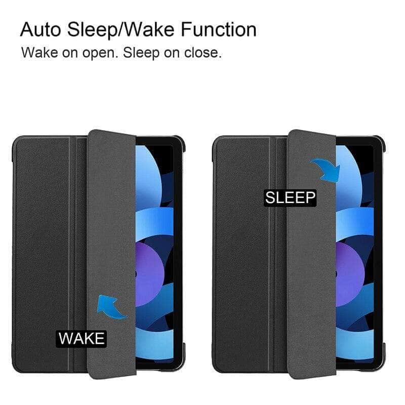 iPad Air 5 Leather Smart Sleep Wake Protective Shell