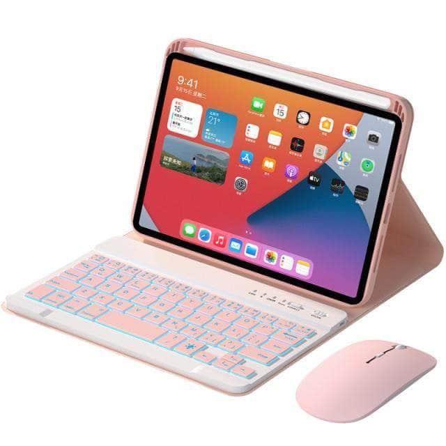 CaseBuddy Australia Casebuddy pink llightkeycaseM / English iPad Mini 6 Backlit Keyboard Case