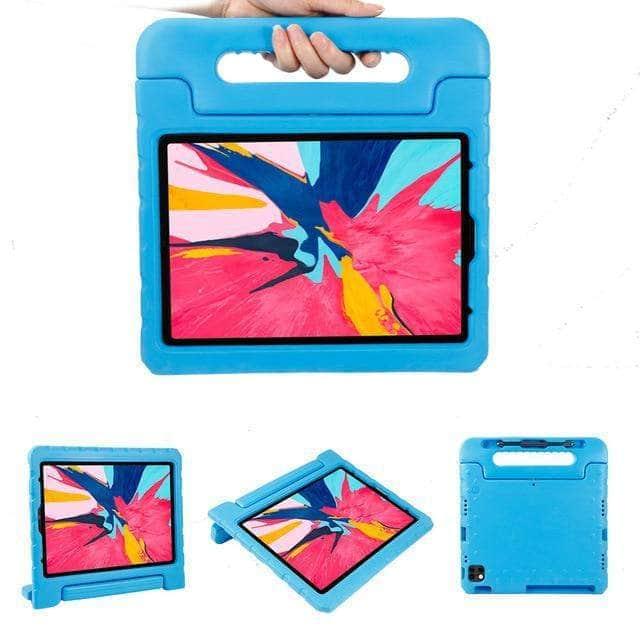 CaseBuddy Australia Casebuddy Blue iPad Pro 11 2020 Portable Kids Stand Armor Protective Shockproof Case