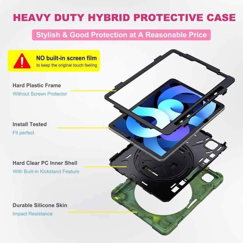 CaseBuddy Australia Casebuddy iPad Pro 11 2021 A2460 Heavy Duty Rugged Protection Cover