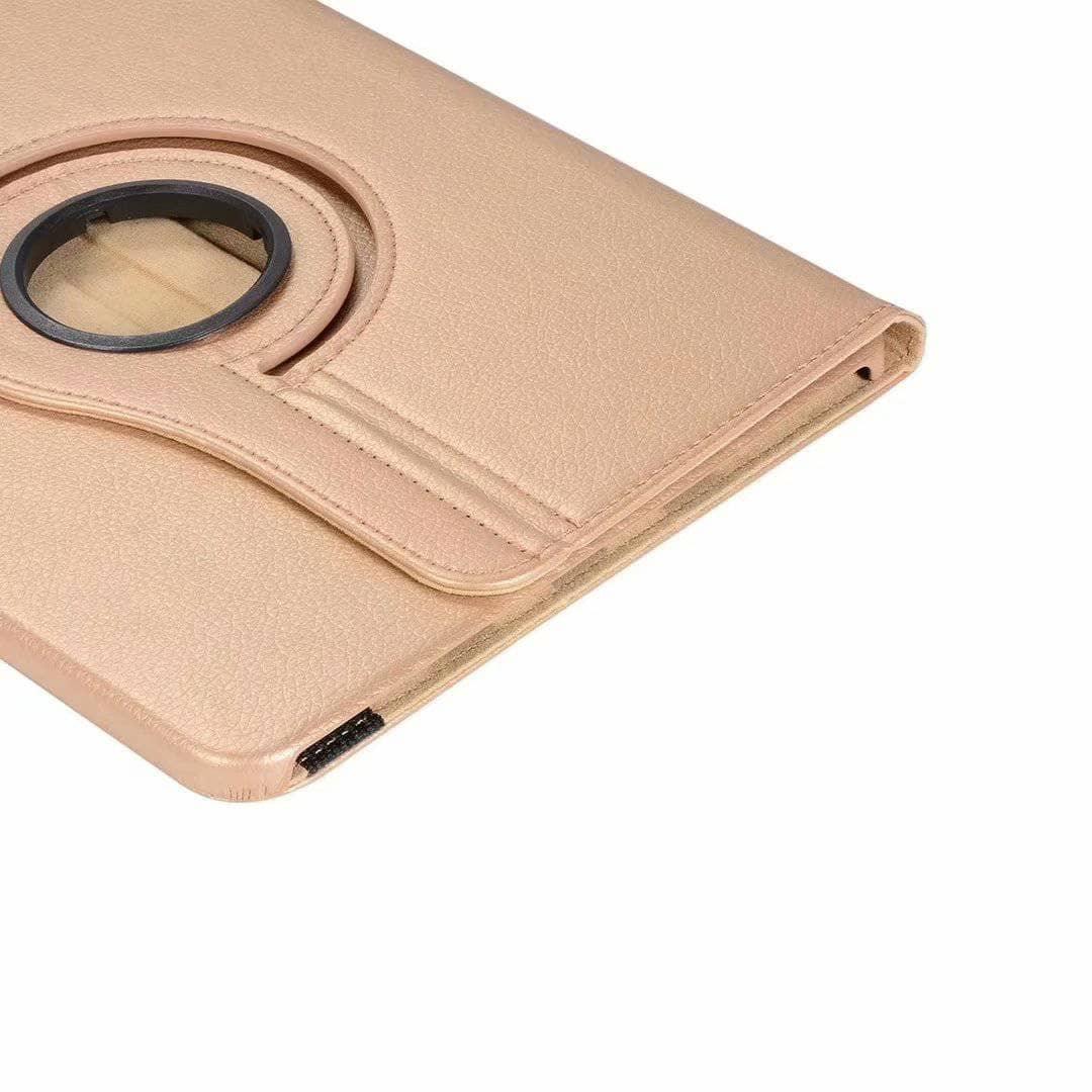 iPad Pro 12.9 2018 Leather Look 360 Rotating Bracket Flip Smart Stand Case - CaseBuddy