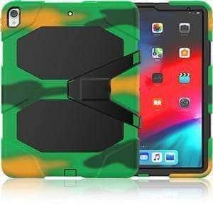 CaseBuddy Casebuddy Camouflage iPad Pro 12.9 (2018) Shockproof Hard Military Heavy Duty Silicone Rugged Stand Protective Case