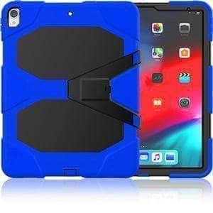 CaseBuddy Casebuddy Deep Blue iPad Pro 12.9 (2018) Shockproof Hard Military Heavy Duty Silicone Rugged Stand Protective Case