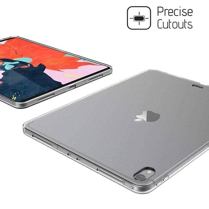 CaseBuddy Casebuddy iPad Pro 12.9 2018 Transparent Soft TPU Slim Cover Shockproof