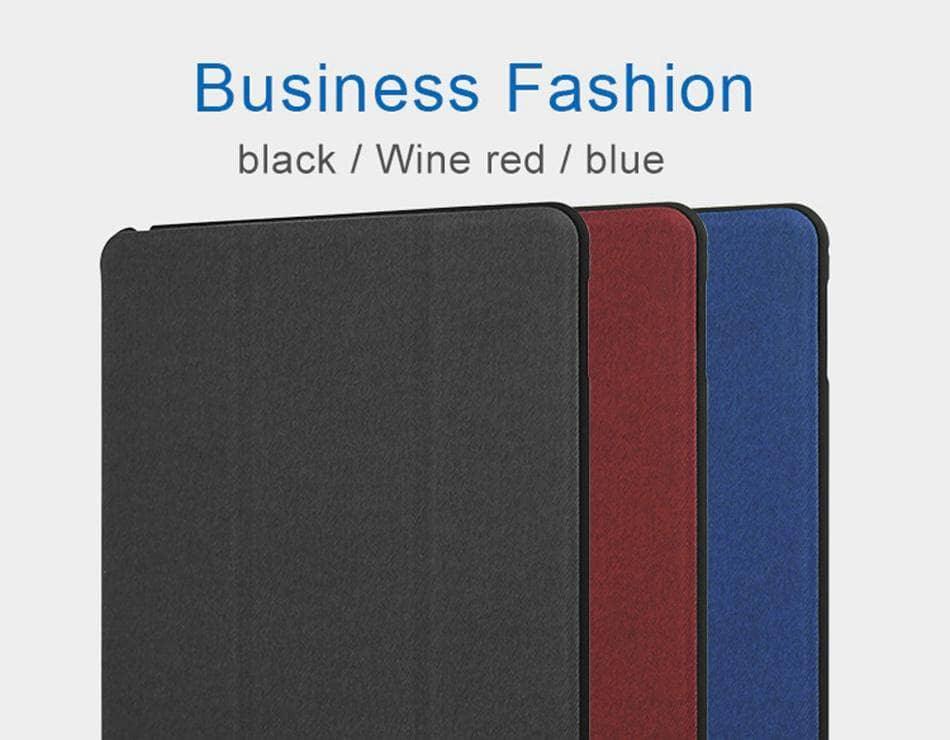 iPad Pro 12.9 2018 WOWCASE Leather Look Ultra Slim Back Tri-fold Magnetic Flip Smart Tablet Cover - CaseBuddy