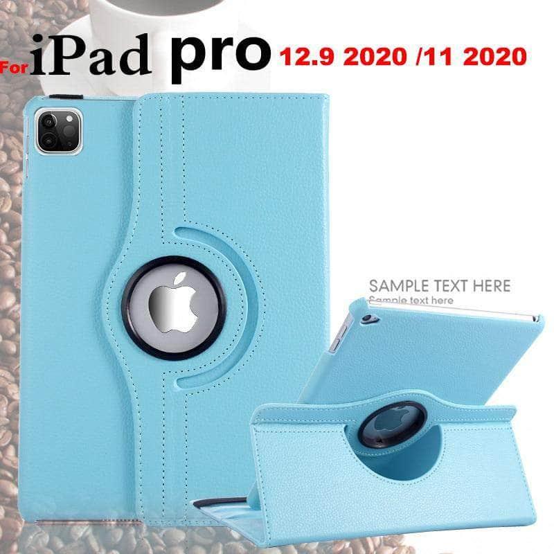 iPad Pro 12.9 2020360 Degree Rotating PU Leather Smart Auto Sleep Awake Case - CaseBuddy