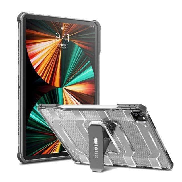 CaseBuddy Australia Casebuddy Gray / for iPad 12.9 (2021) iPad Pro 12.9 2021 Kickstand Shockproof Bumper Case