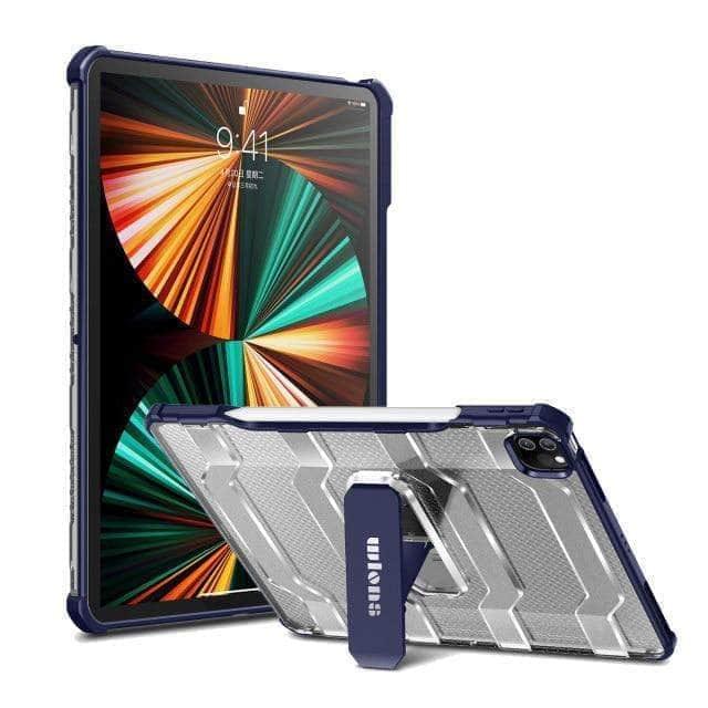 CaseBuddy Australia Casebuddy Blue / for iPad 12.9 (2021) iPad Pro 12.9 2021 Kickstand Shockproof Bumper Case
