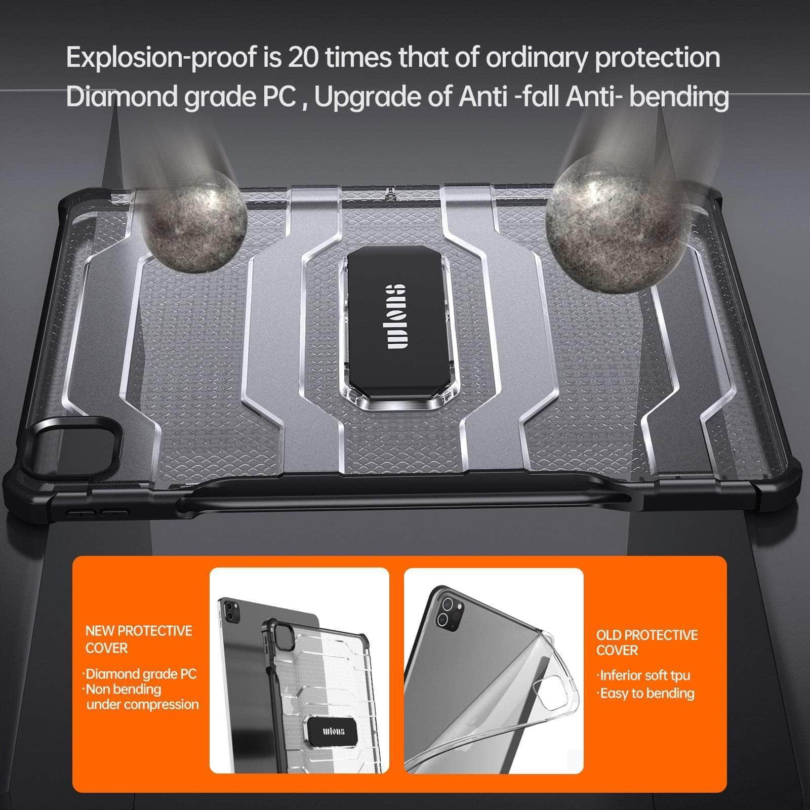 CaseBuddy Australia Casebuddy iPad Pro 12.9 2021 Kickstand Shockproof Bumper Case