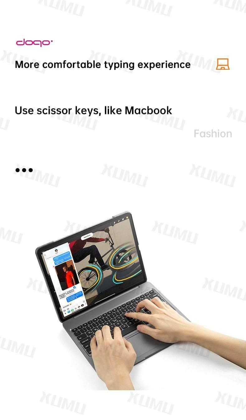 CaseBuddy Australia Casebuddy Gray / English Keyboard iPad Pro 12.9 2021Magic Backlight Trackpad Keyboard Case
