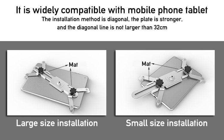 iPad Wall Mount Tablet Holder Universal 7.9-12 inch Tablet Stand 360 Rotation Bracket - CaseBuddy