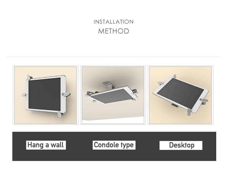 iPad Wall Mount Tablet Holder Universal 7.9-12 inch Tablet Stand 360 Rotation Bracket - CaseBuddy