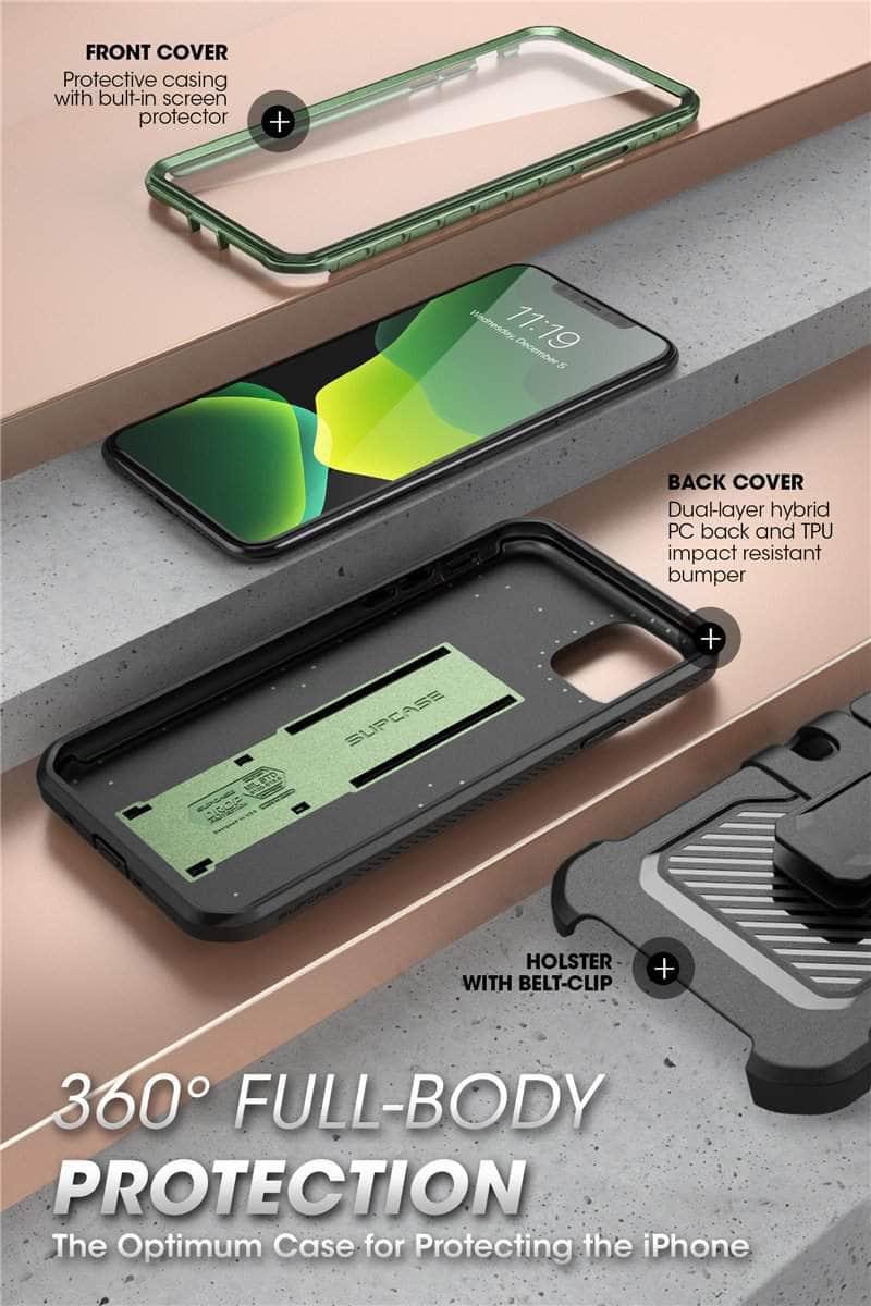 iPhone 11 (2019 Release) SUPCASE UB Pro Full-Body Rugged Holster Cover - CaseBuddy