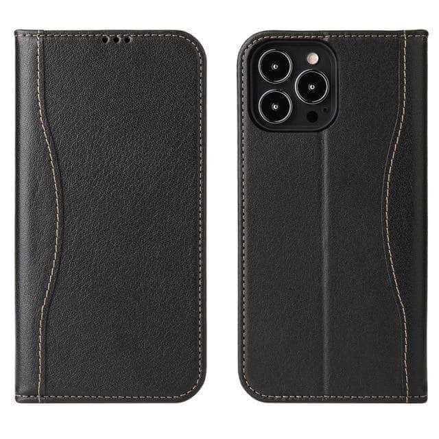 CaseBuddy Australia Casebuddy For iPhone 13 / a iPhone 13 Genuine Leather Wallet Card Slot Case