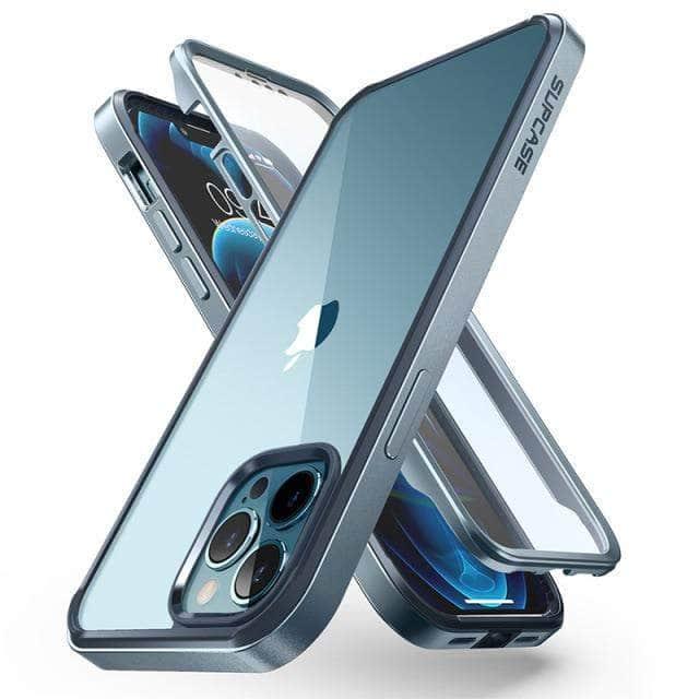 CaseBuddy Australia Casebuddy PC + TPU / Cerulean iPhone 13 Pro Max SUPCASE UB Edge Pro Slim Frame Clear Back Case