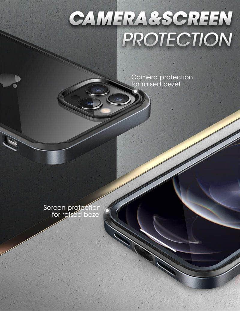 CaseBuddy Australia Casebuddy iPhone 13 Pro Max SUPCASE UB Edge Pro Slim Frame Clear Back Case