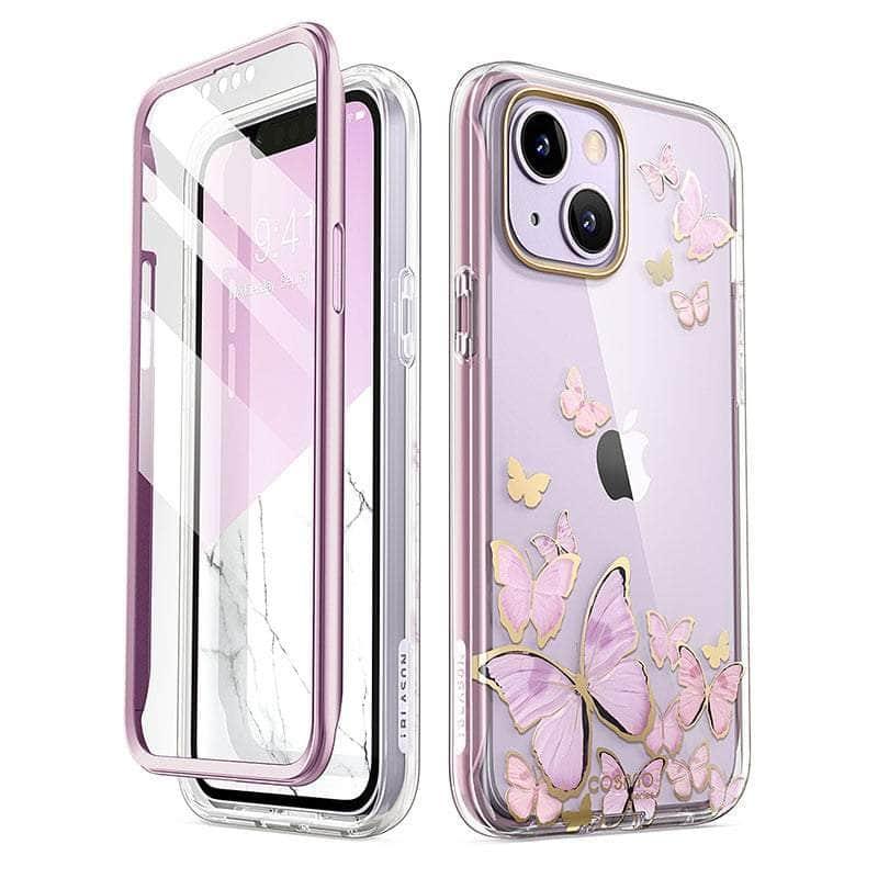 Casebuddy PC + TPU / Purplefly iPhone 14 Plus I-BLASON Cosmo Slim Full-Body Case