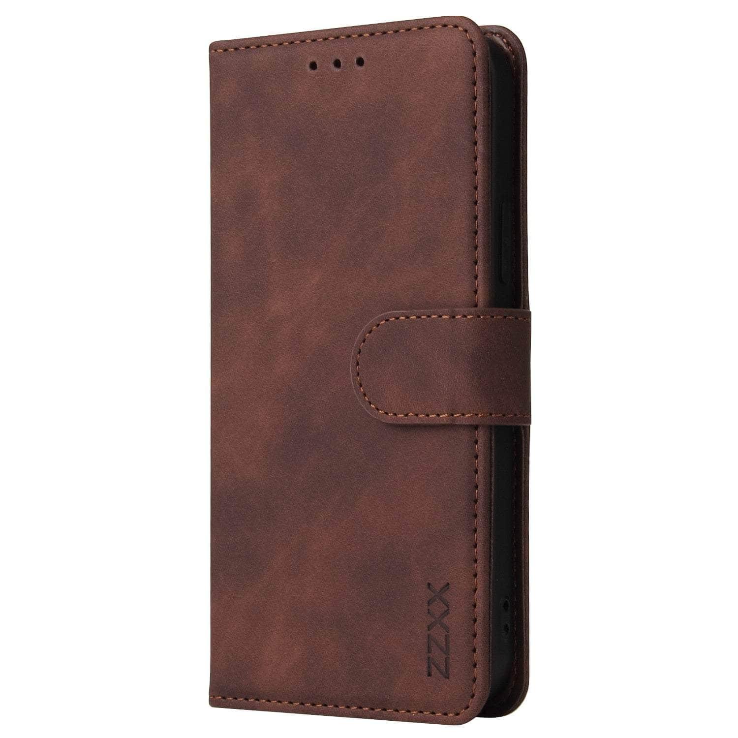 Casebuddy Coffee / iPhone 14 Max iPhone 14 Max Wallet Leather Case