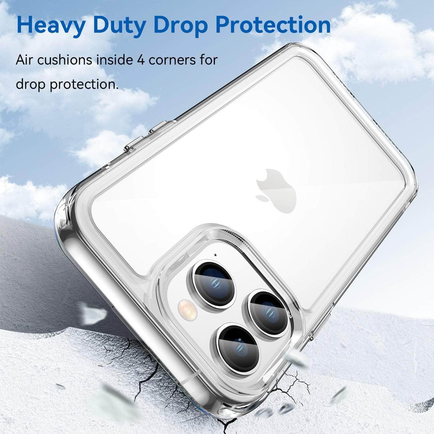 Casebuddy Clear / for iphone 14 pro iPhone 14 Pro Acrylic Fitted Shockproof Anti-Slip Case