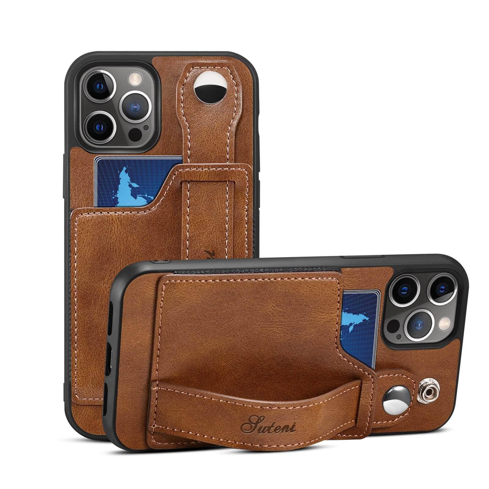 Casebuddy iPhone 14 Pro Cover With Leather Strap