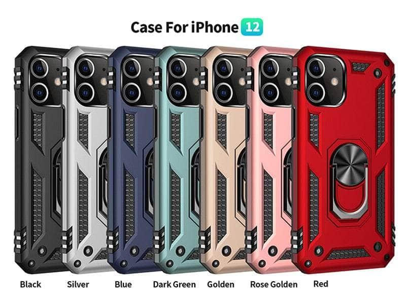 Casebuddy iPhone 14 Pro Finger Metal Ring Holder Cover