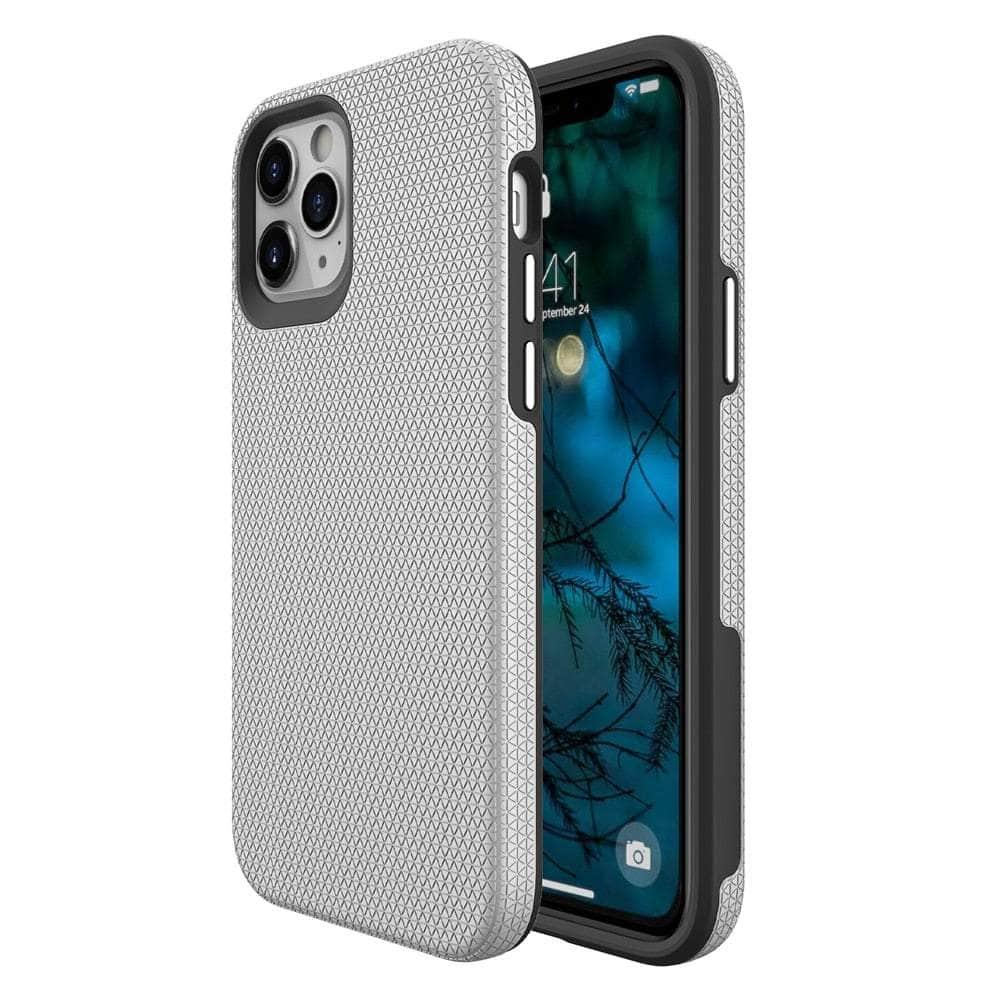 Casebuddy Silver / for iPhone14 Pro Max iPhone 14 Pro Max Dual Layer Heavy Duty Case