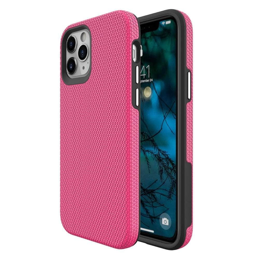 Casebuddy Pink / for iPhone14 Pro Max iPhone 14 Pro Max Dual Layer Heavy Duty Case
