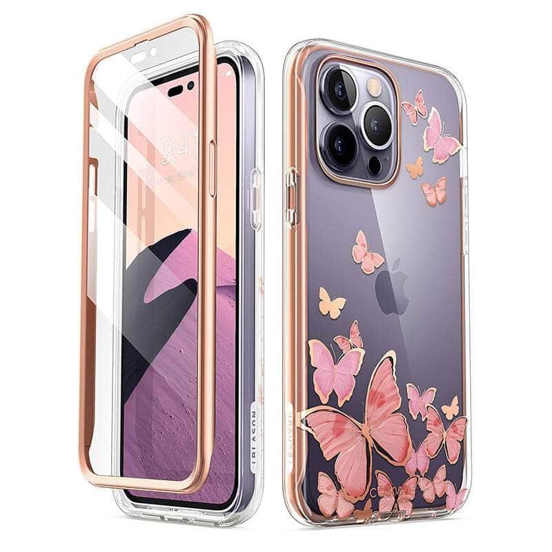 Casebuddy PC + TPU / Pinkfly iPhone 14 Pro Max I-BLASON Cosmo Slim Full-Body Case