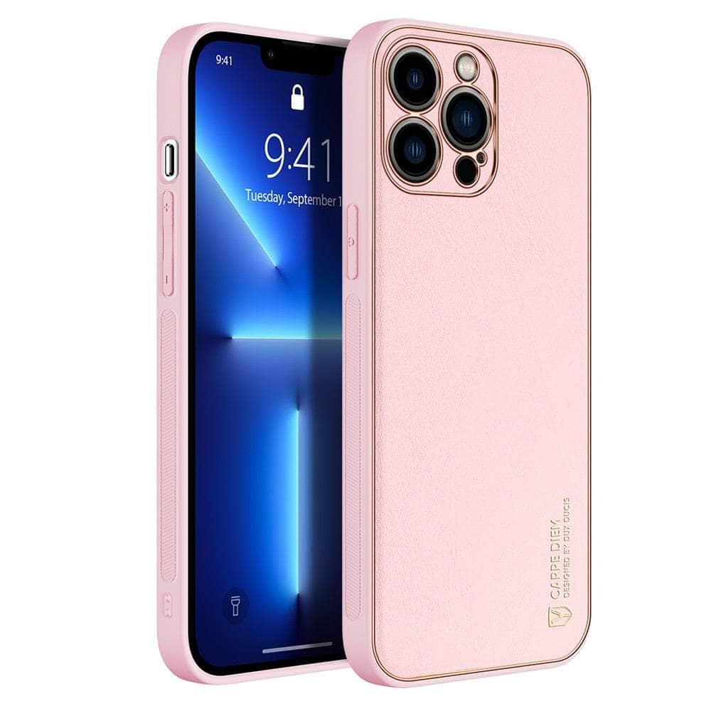 Casebuddy Pink / For Iphone 14Pro Max iPhone 14 Pro Max Ultra-thin Plating Back Case