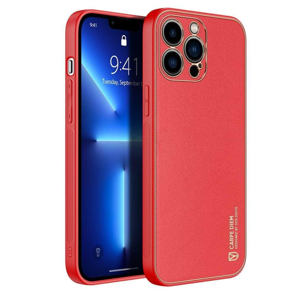 Casebuddy Red / For Iphone 14Pro Max iPhone 14 Pro Max Ultra-thin Plating Back Case