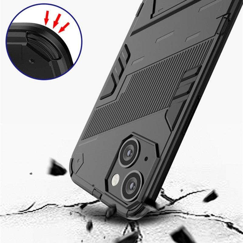 Casebuddy iPhone 14 Pro Shockproof Punk Armour Kickstand Bumper