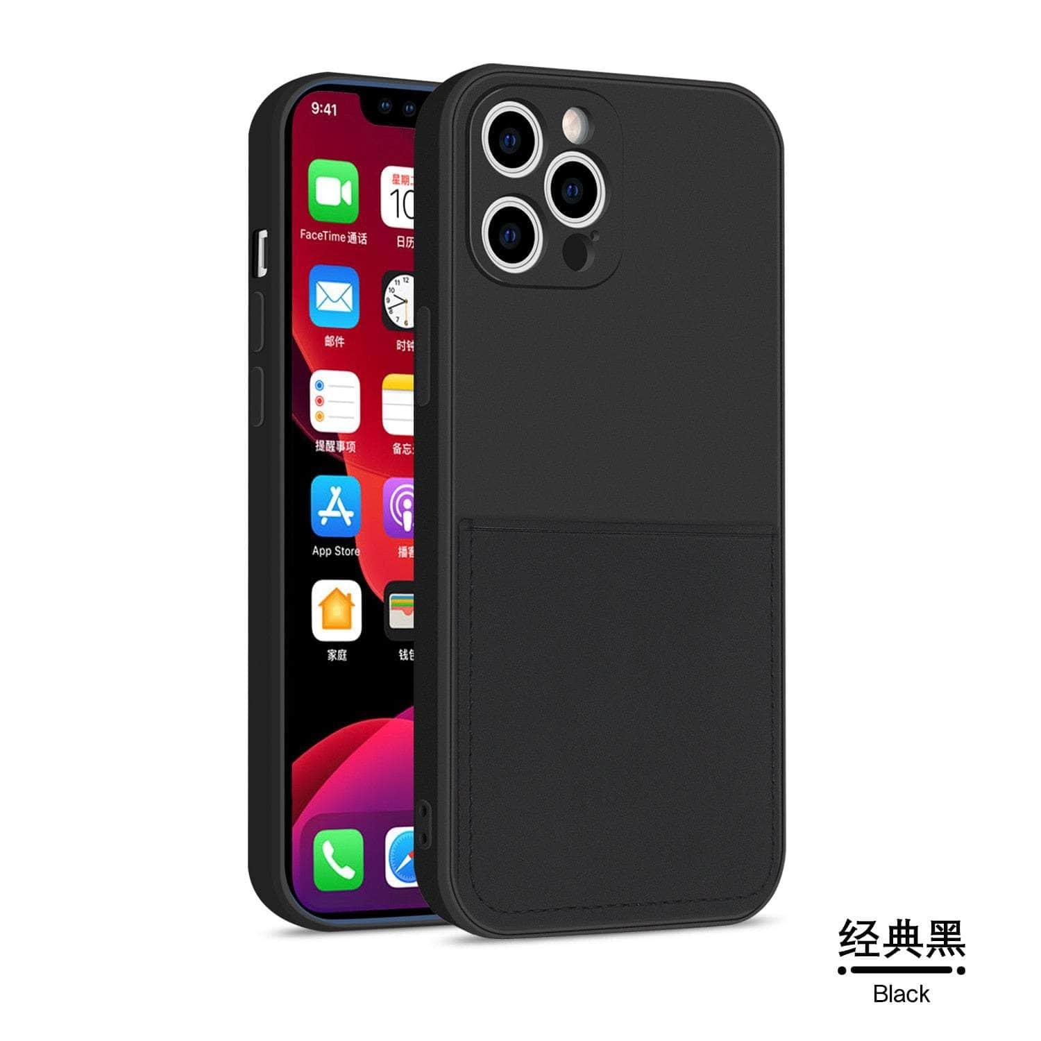 Casebuddy iPhone 14 Silicone Card Holder Wallet