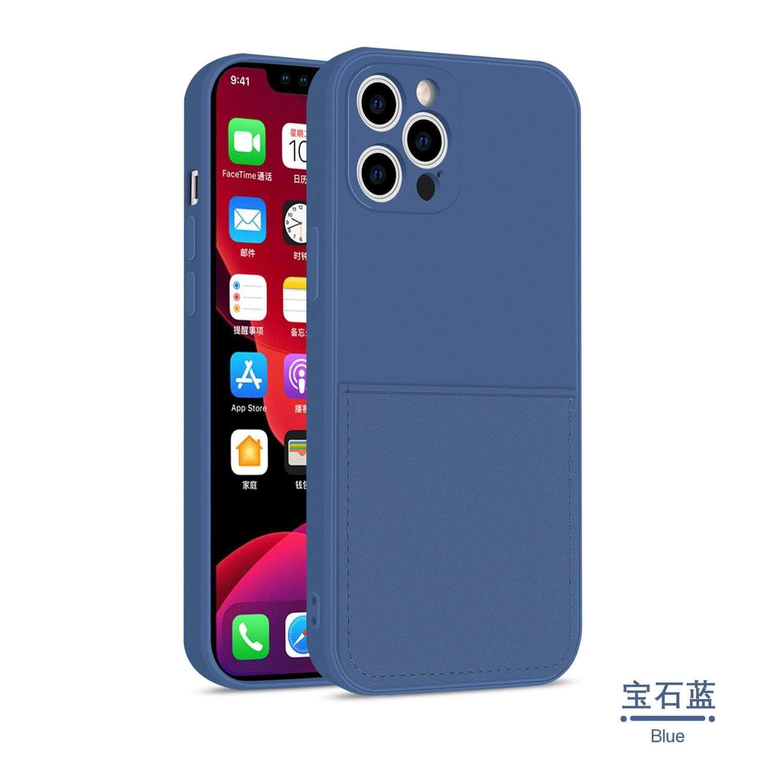 Casebuddy for iPhone 14 / TU8 iPhone 14 Silicone Card Holder Wallet