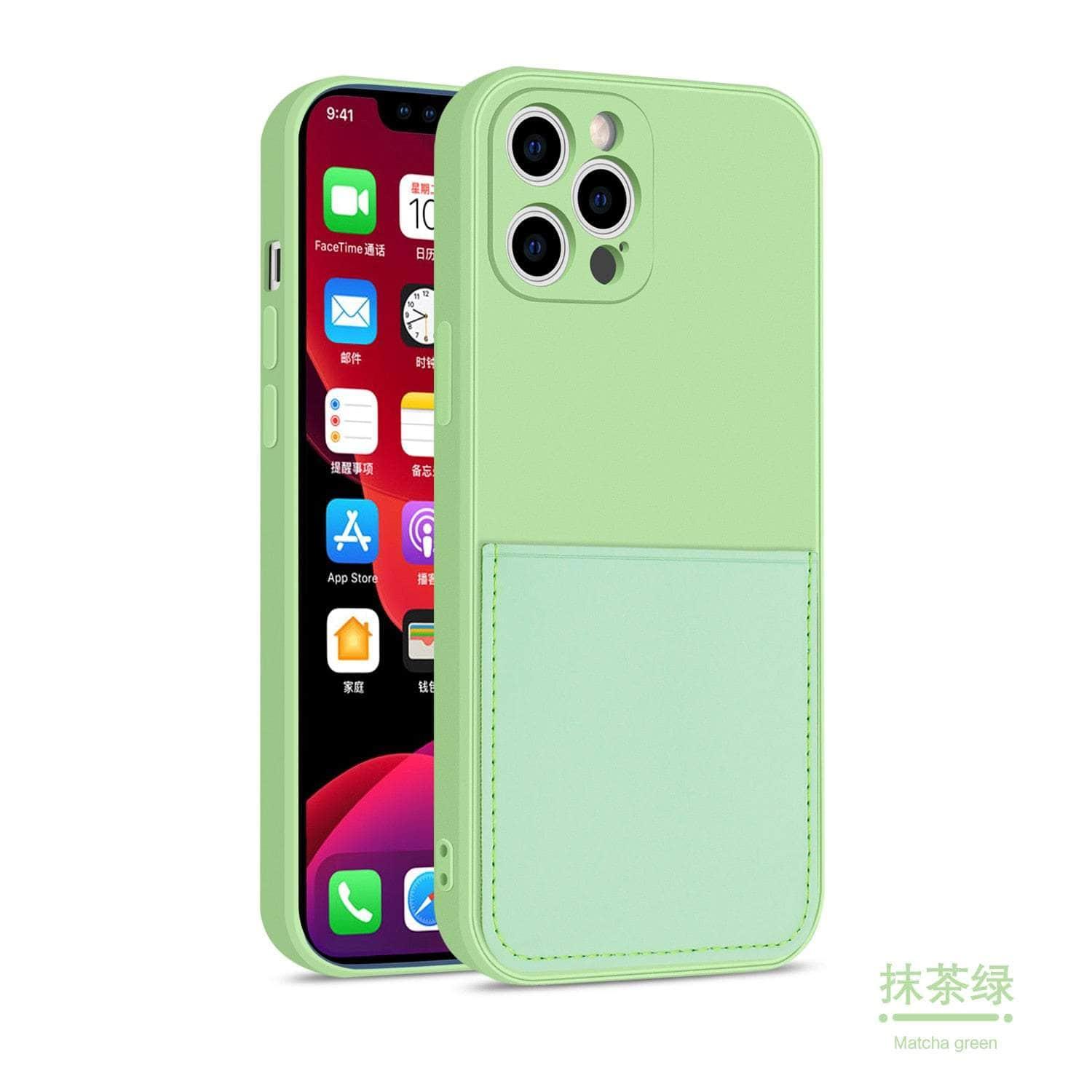 Casebuddy for iPhone 14 / TU3 iPhone 14 Silicone Card Holder Wallet