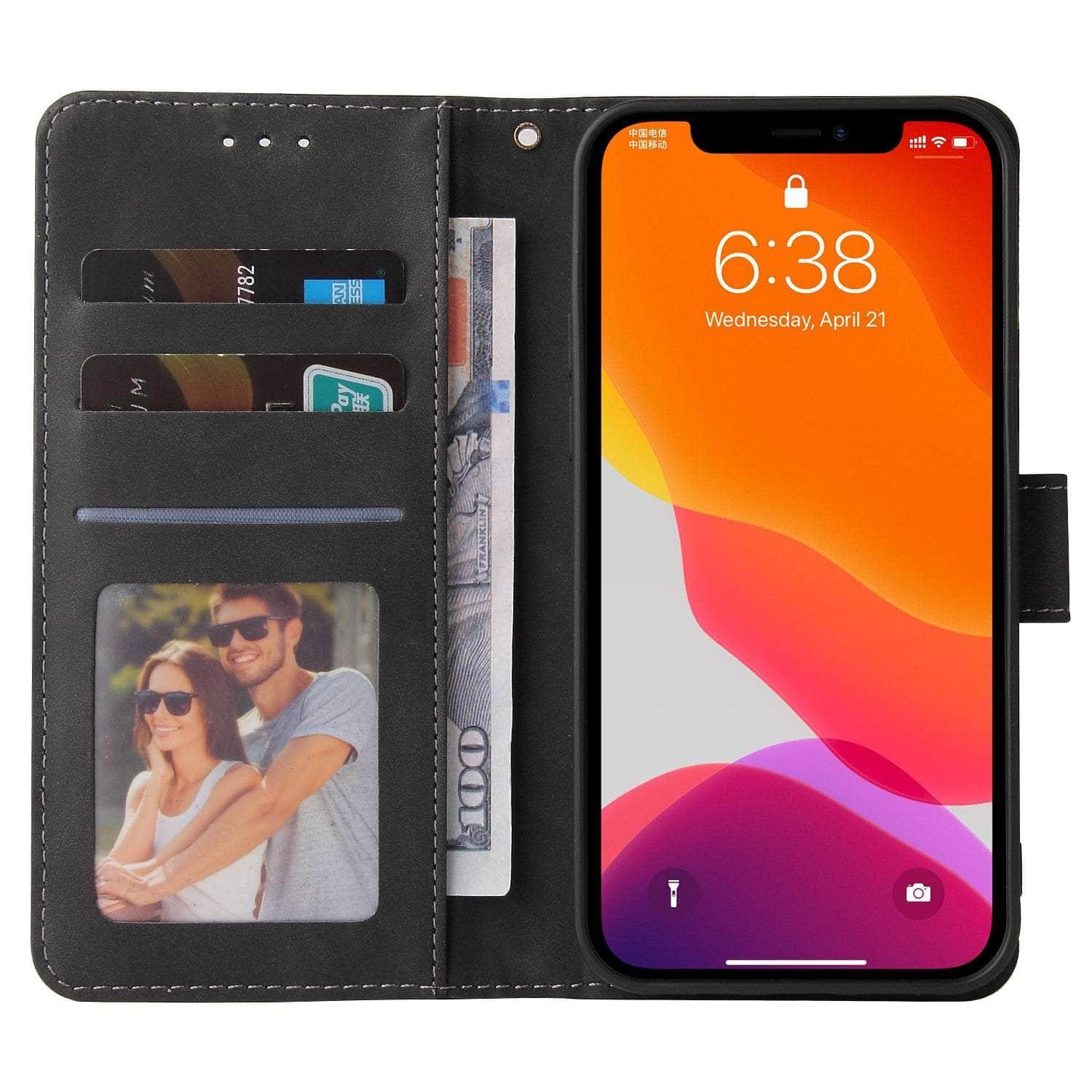 Casebuddy iPhone 14 Wallet Leather Case