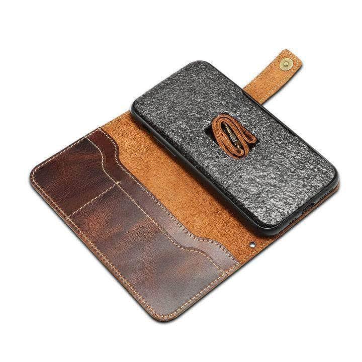 iPhone SE 2020  Real Leather Luxury Wallet Case - CaseBuddy