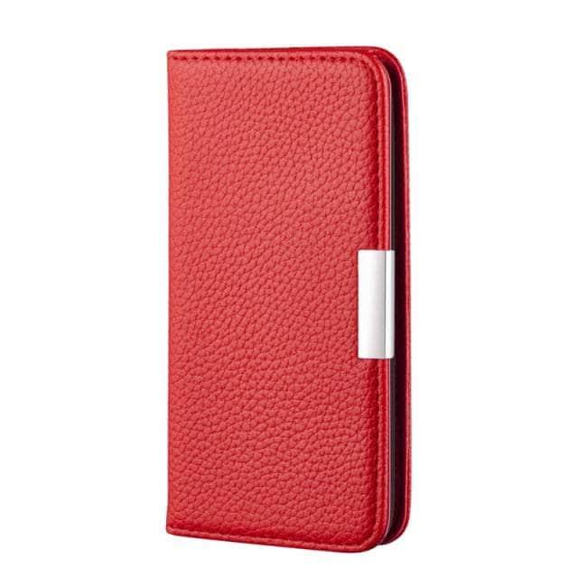 CaseBuddy Australia Casebuddy iPhone SE 2022 / Red iPhone SE 2022 Wallet Flip Book Case