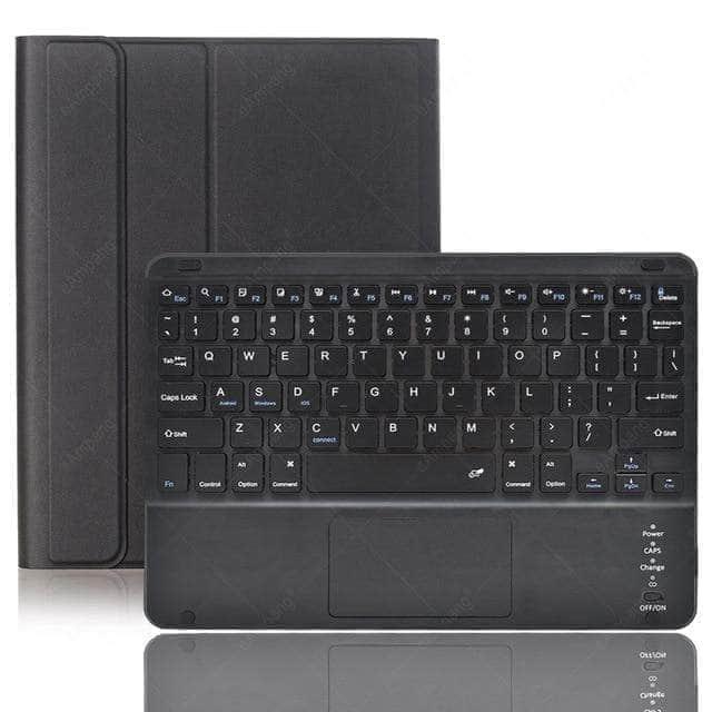 CaseBuddy Australia Casebuddy Black with Black / iPad Air 5 Keyboard Case iPad Air 5 Pen Slot Detachable Magnet Trackpad
