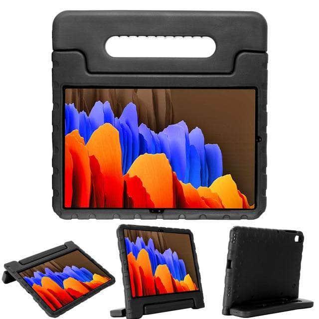 Kids Case Galaxy Tab S7 Plus ST970 T975 12.4 Shockproof Lightweight Handle Stand - CaseBuddy