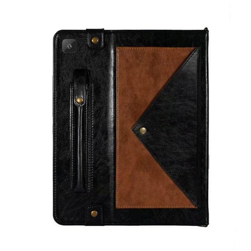 Leather Case Galaxy Tab A7 10.4 T500 T505 Hand Holder Stand Shell - CaseBuddy